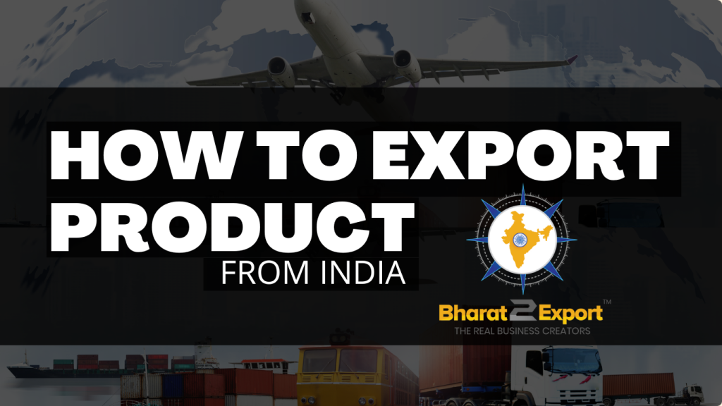 How to export product from india